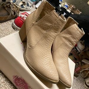 Cream, Not Rated, ankle booties!